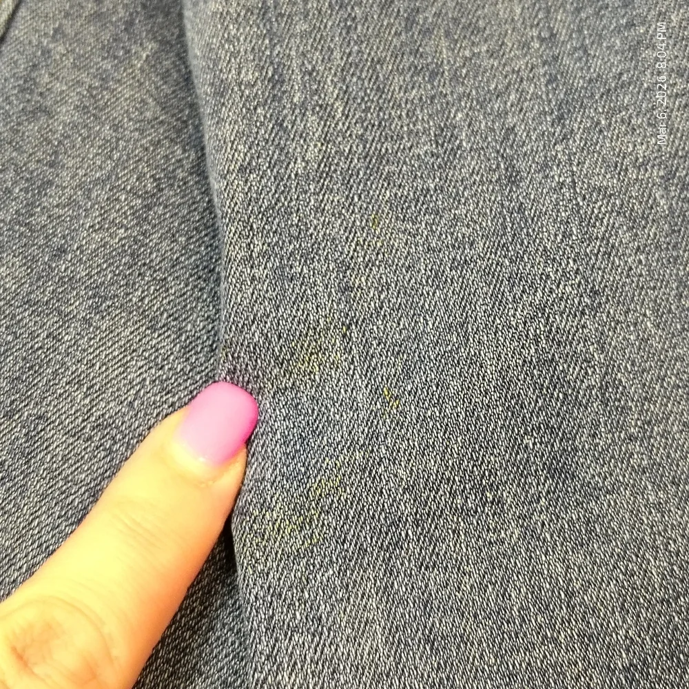 INC Rainbow Fringe Cropped Skinny Jeans Indigo Denim Women's Size 6 RAW HEM - Picture 6 of 9